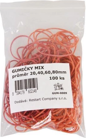 Gumice mix 20–80 mm, pakiranje 100 kom