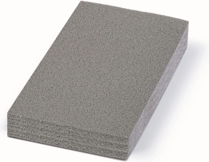 Pjenasta umetka za kovčeg 28,5 × 15,5 × 3 cm – siva, oblikovna zaštitna pjena