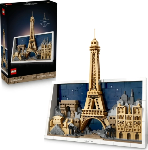 LEGO Architecture Pariz – grad ljubavi, set za slaganje za odrasle