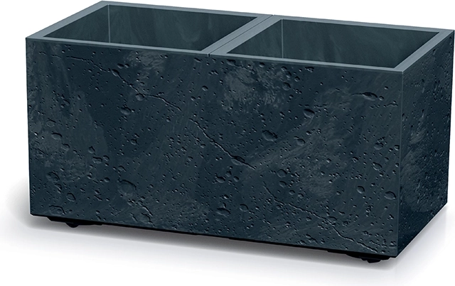 Pravokutna sadilica Sierra Case betonski efekt 57,7 cm – antracit