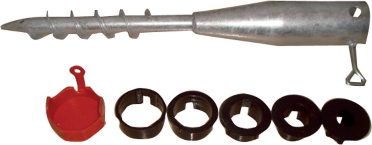 Zemni vijak 520 × 68 mm, pocinčan