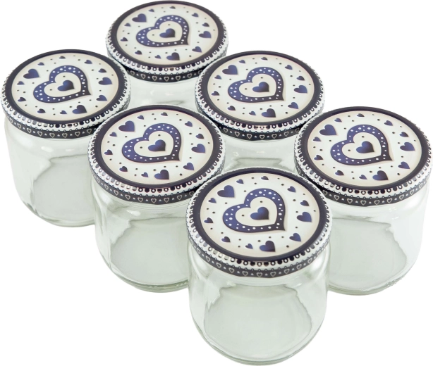 Set staklenki Twist za zimnicu 425 ml s poklopcem 6 kom