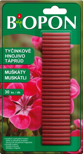 Štapići gnojivo za muškatle 30 kom BOPON