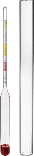 Vinomjer s plovkom za mjerenje šećera 0–24 °Blg