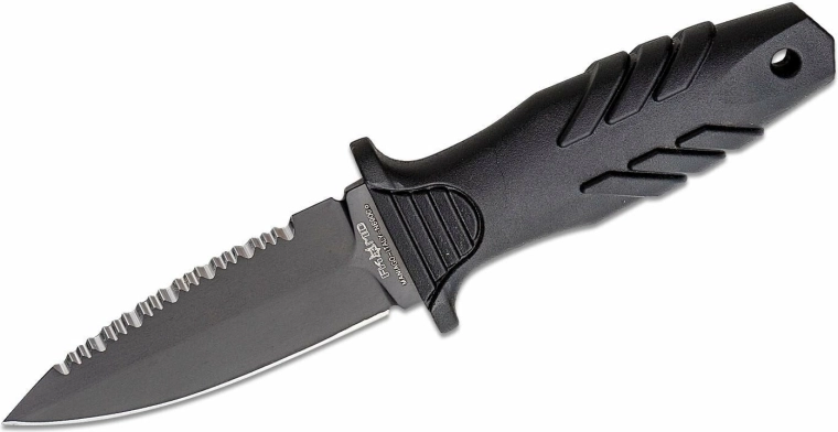 Fox Knives Elementum taktički bodež 10 cm, potpuno crni