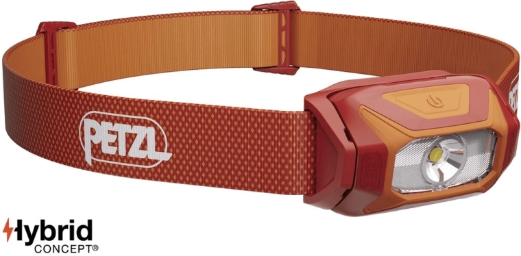 Čeona lampa PETZL Tikkina, crvena