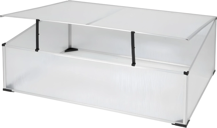 Mini staklenik od polikarbonata 100 × 60 × 40/30 cm