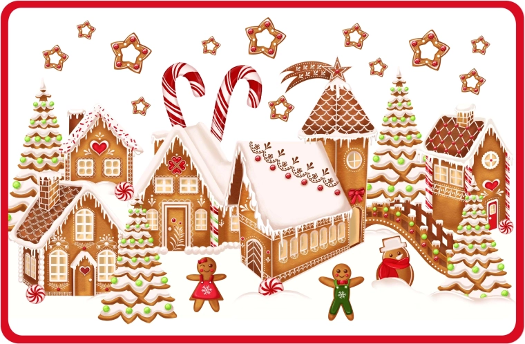Plastični podmetač Medeni gradić 28,5 × 44 cm