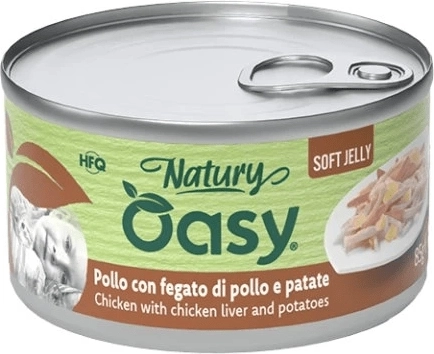 Oasy Natury nježna žele piletina s jetrom i krumpirom 85 g