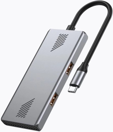 USB-C čvorište s 4 priključka USB 3.2 Gen 2 s 2× USB‑A i 2× USB‑C, 10 Gb/s
