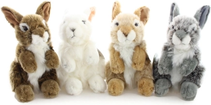 Plišani sjedeći zeko 20 cm