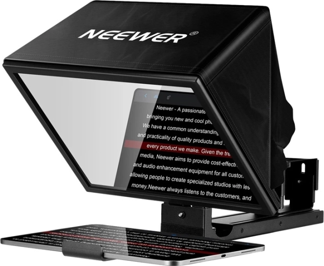 Neewer Basics x12b podesivi teleprompter 12" od aluminijske legure