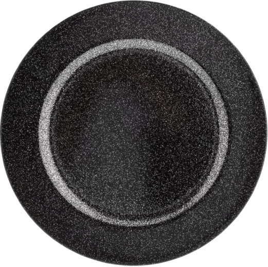 Crni glitter podložak za tanjur 33 cm