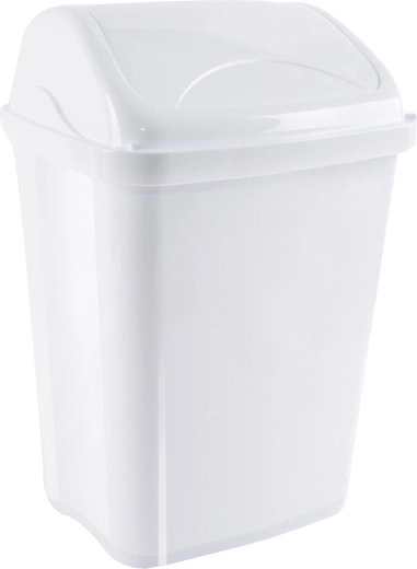 Vittario kanta za otpad s klatnim (preklopnim) poklopcem 16 l, bijela