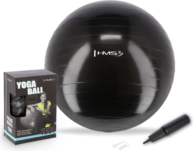 Gimnastička lopta HMS 55 cm crna