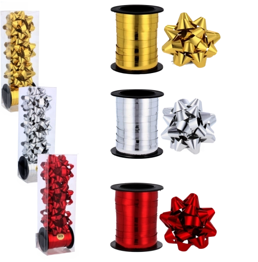 Poklon-set – vrpca 20 m i mašnice 6 cm
