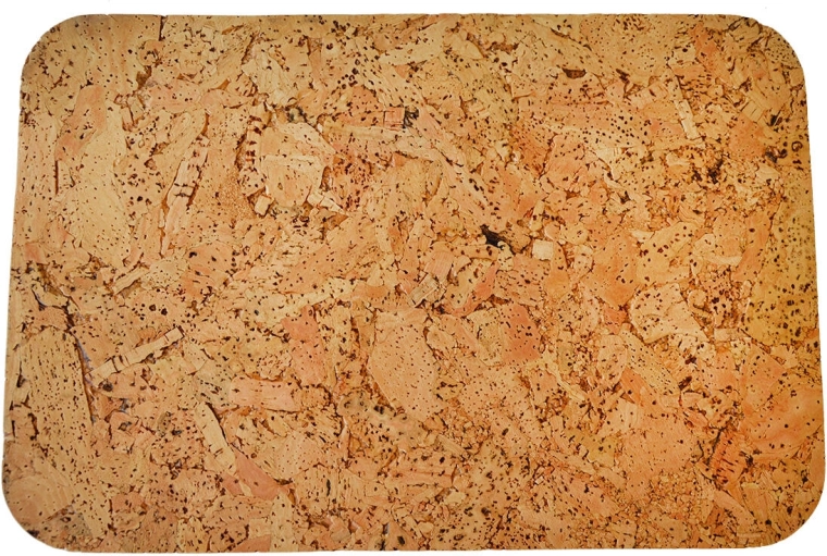 Podmetači od pluta, pravokutni s oblim rubovima 36 × 25 cm, set od 6 kom