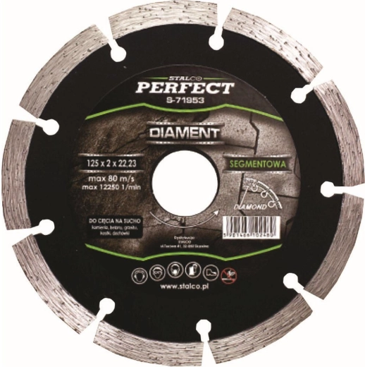 Dijamantna segmentna brusna ploča 115 mm STALCO