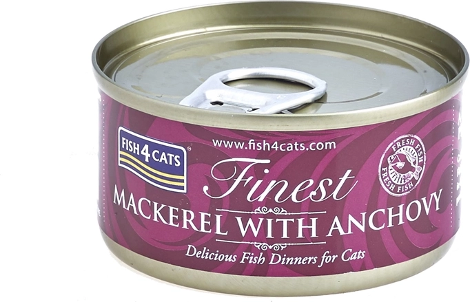 Konzerva za mačke FISH4CATS Finest skuša s inćunima 70 g