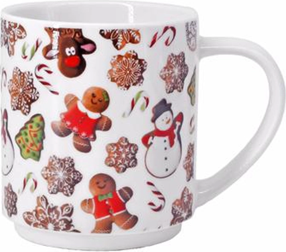 Keramička šalica s motivom medenjaka 270 ml