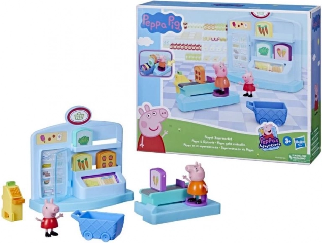 Supermarket PRASE PEPPA – igraći set s figuricama