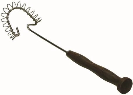 Pjenjača od nehrđajućeg čelika s drvenom drškom 70 mm