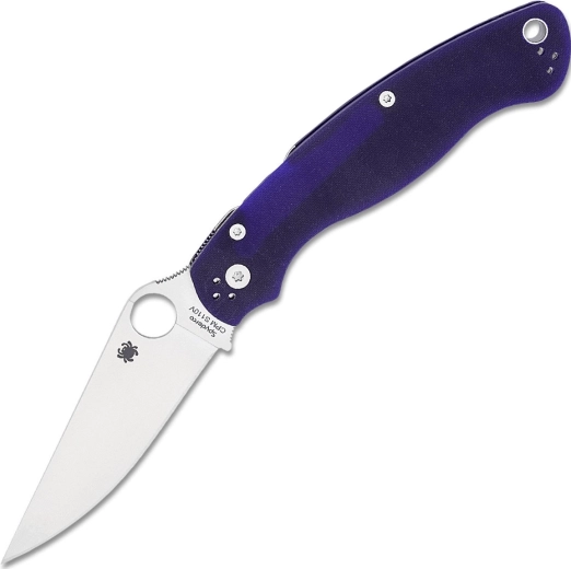 Džepni nož Spyderco Military 2 Tamnoplavi, satin oštrica, G10