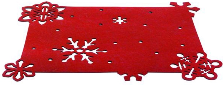 Filcani podmetač Toro 45 × 35 cm crveni