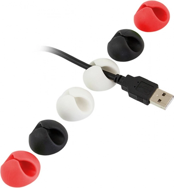 Samoljepljivi držači kabela – 6 kom