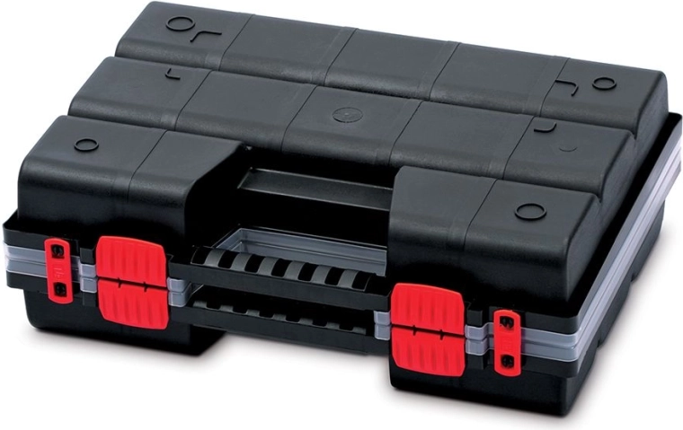 Plastični organizator NOR DUO 39 × 29 × 13 cm, razdvojiv, prilagodljivi pretinci