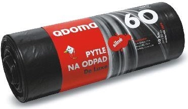 Jaki vreće za otpad 60 l, crne 60 × 80 cm (10 kom)