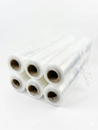 Prozirna stretch folija 23 mikrona, 6× rola 1,5 kg