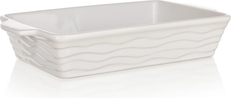 Keramički pekač 30 × 17 cm Culinaria bijeli