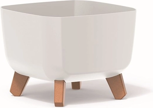 Lončanica na nogicama GRACIA Square 24 × 24 cm – bijela