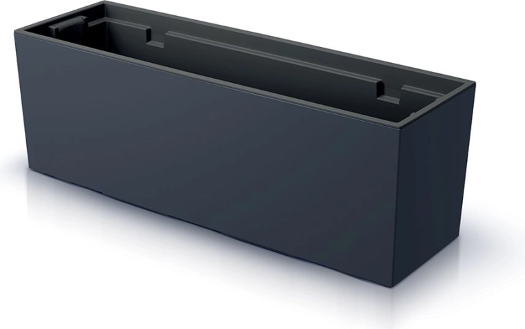 Žardinijera s uloškom URBI CASE 77 cm antracit