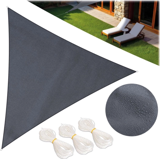 Trokutasta sjenila tenda 7 m², siva