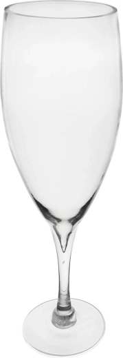 Visoka prozirna staklena vaza „vino” 50 cm