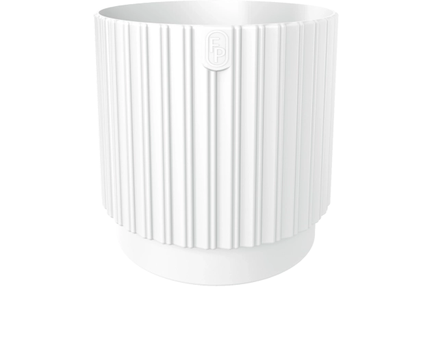 MIKA Cyli Petit ECO reciklirana posuda za cvijeće 22 cm bijela