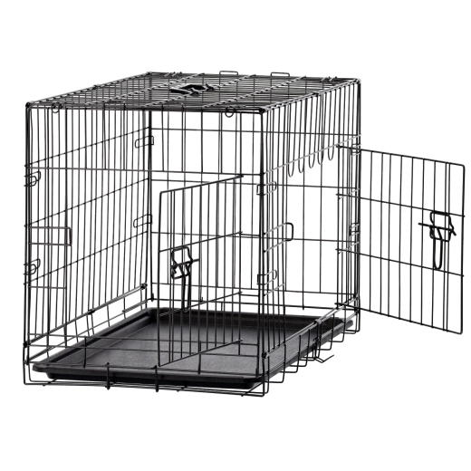 Sklopivi metalni boks (kavez) za psa, veličina L 76 × 45 × 51,5 cm