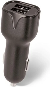 Setty USB auto punjač 2× USB 2,4 A crna