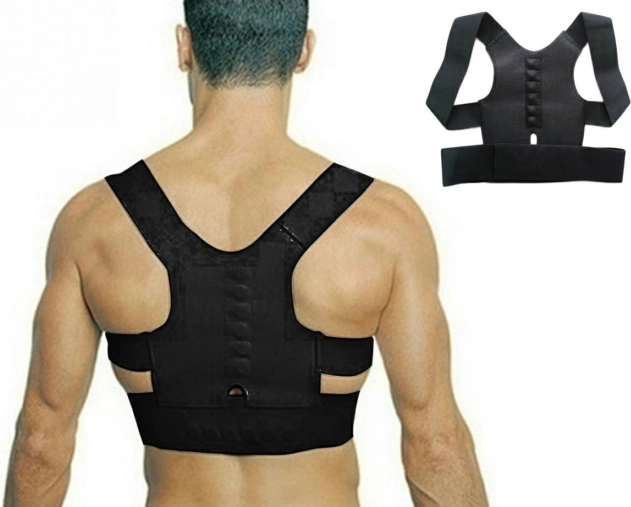 Magnetni korektor držanja tijela crni