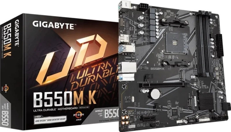Gigabyte matična ploča B550M K za AM4 mATX