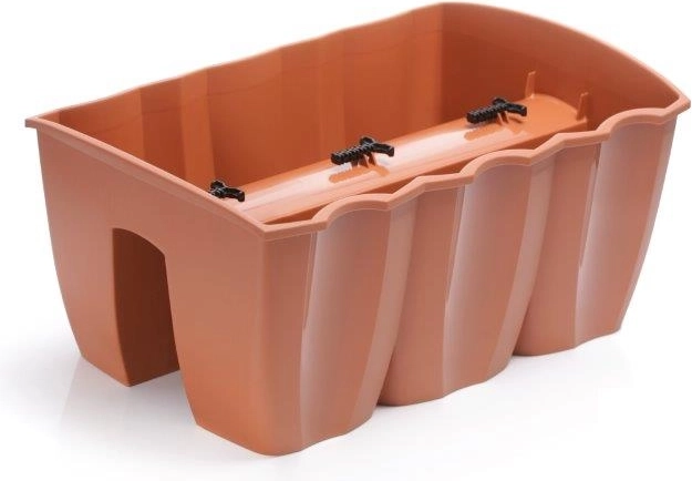 Žardinijera za ogradu Crown 39,3 cm – terakota