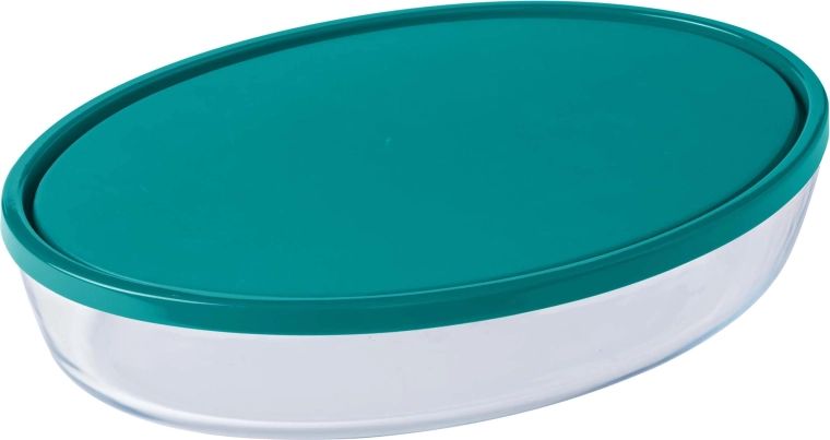 Staklena posuda za pečenje Pyrex s poklopcem 3,1 l (35 × 24 × 6 cm)