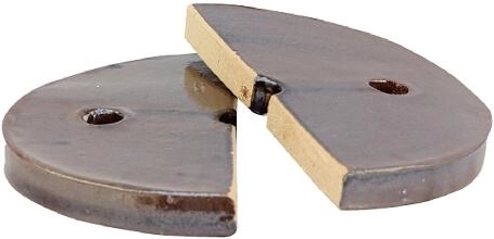 Utež za bačvu za kiseli kupus 5,8 l keramička dvo­dijelna