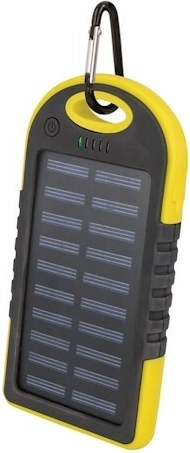 Setty solarna power banka 5000 mAh žuta