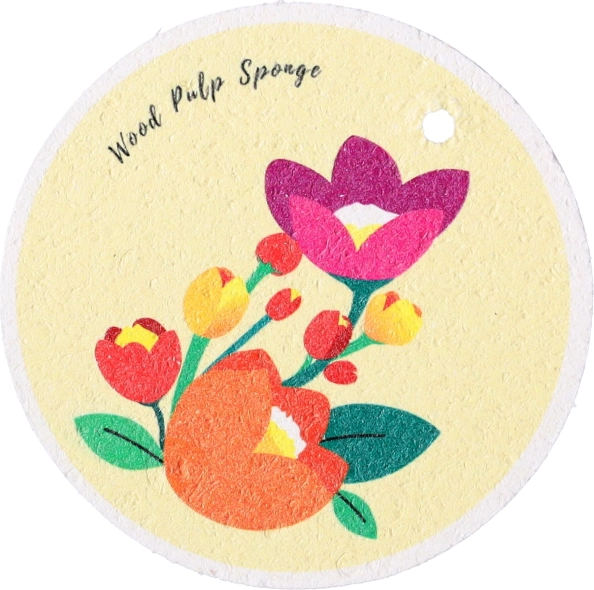 Prirodna spužva za posuđe - bež, uzorak II