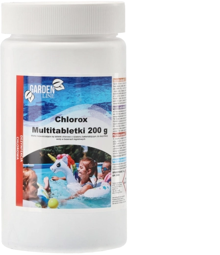 Klorove multitablteky CHLOROX 200 g, pakiranje 1 kg