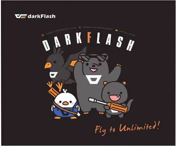 Gaming podloga za miš Darkflash crna 30 × 25 cm