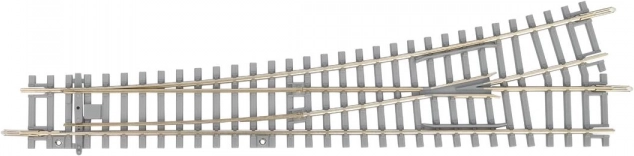 Piko skretnica lijeva s betonskim pragovima